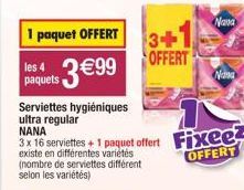 serviettes hygiéniques Nana