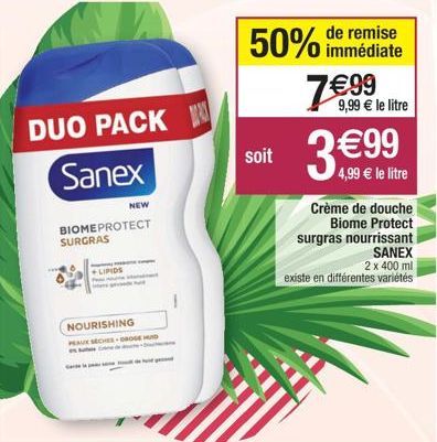 soldes Sanex