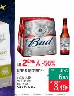 bière blonde Budweiser