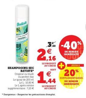 soldes Batiste