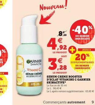 soldes Garnier