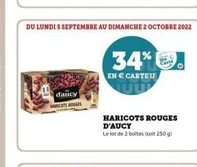 haricots rouges d'aucy