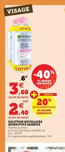 soldes garnier