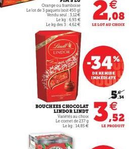 soldes Lindt