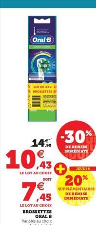 soldes Oral-B