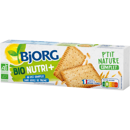 BISCUITS LE P'TIT NATURE BIO BJORG