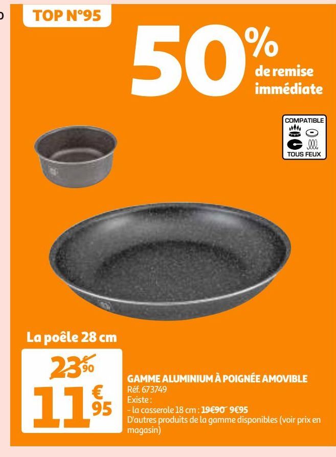 GAMME ALUMINIUM À POIGNÉE AMOVIBLE