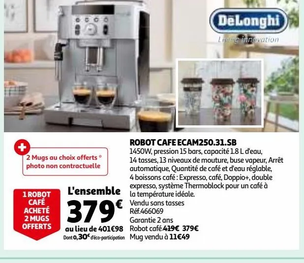 robot cafe ecam250.31.sb