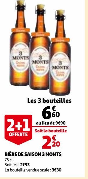 BIÈRE DE SAISON 3 MONTS