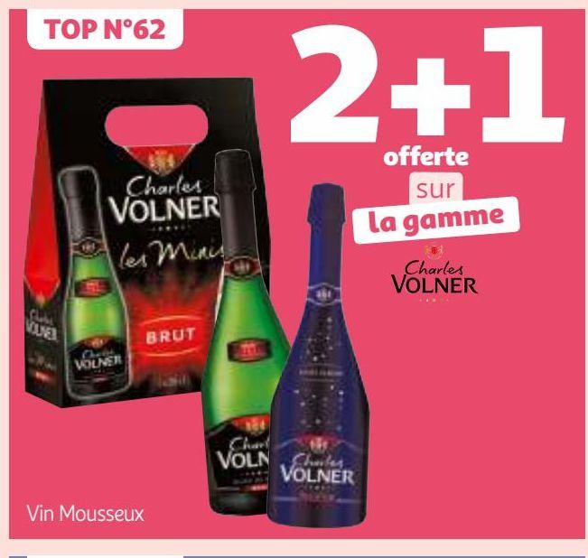 2+1 offerte sur la gamme Charles Volner