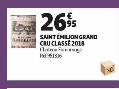 SAINT ÉMILION GRAND CRU CLASSÉ 2018