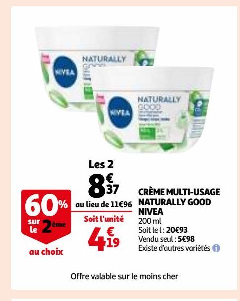 CRÈME MULTI-USAGE NATURALLY GOOD NIVEA