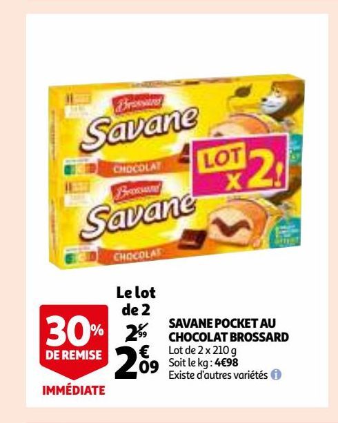 SAVANE POCKET AU CHOCOLAT BROSSARD