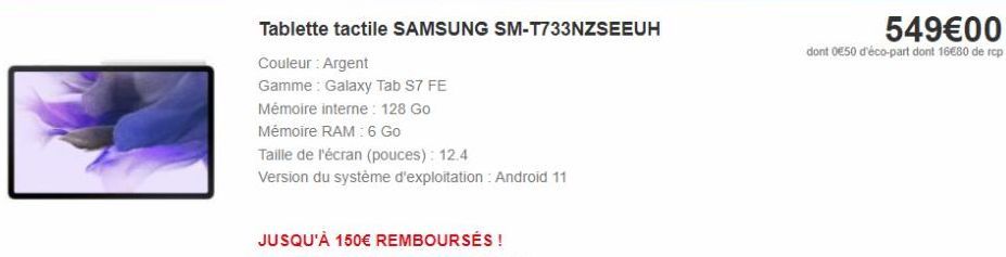 tablette Samsung