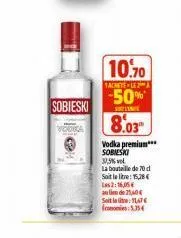 vodka sobieski