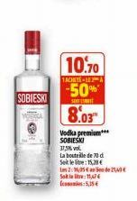 vodka Sobieski