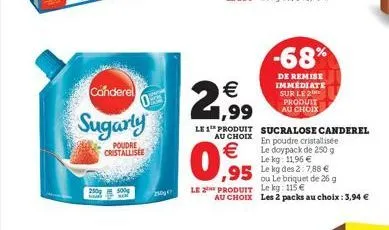 soldes canderel