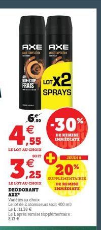 soldes Axe