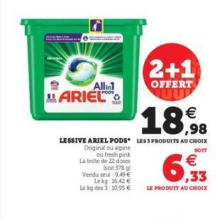 lessive Ariel