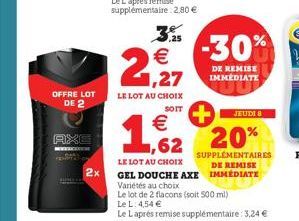 soldes Axe