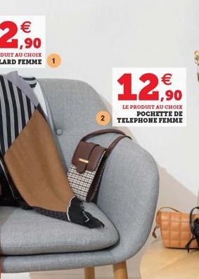 € 1,90  € 1,90  LE PRODUIT AU CHOIX POCHETTE DE TELEPHONE FEMME  