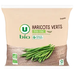 haricots verts tres fins surgeles u bio