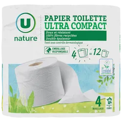 papier toilette ultra compact u nature