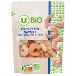 CREVETTES CUITES ET DECORTIQUEES U BIO