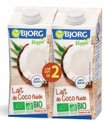 LAIT VEGETAL BIO BJORG