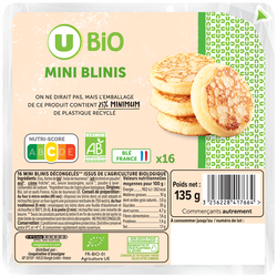 MINI BLINIS APERO U BIO