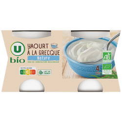 YAOURT A LA GRECQUE NATURE U BIO