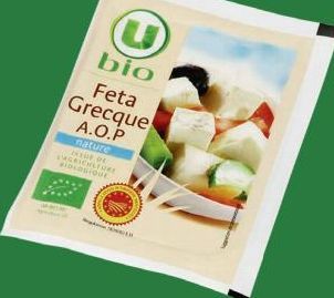 FETA GRECQUE AOP AUX LAITS PASTEURISES DE BREBIS ET CHEVRE U BIO