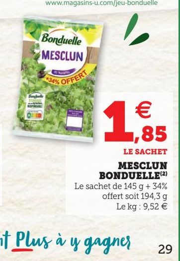 MESCLUN BONDUELLE