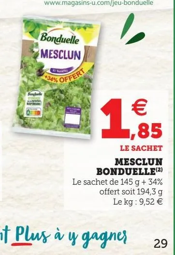 mesclun bonduelle