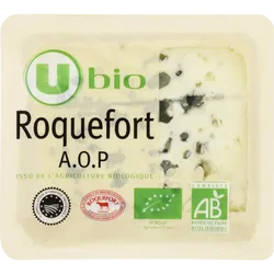 roquefort aop au lait cru u bio