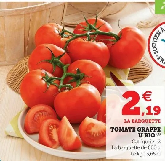 tomate grappe u bio