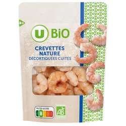 crevettes cuites et decortiquees u bio