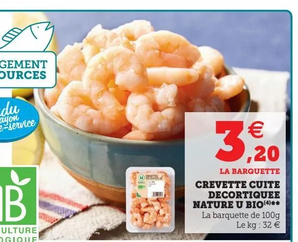 crevettes cuites decortiquees nature u bio(3)******