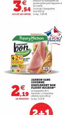 jambon Fleury Michon