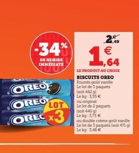 soldes Oreo