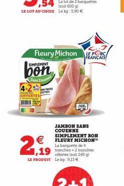 jambon Fleury Michon