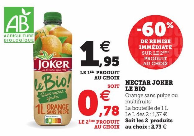 NECTAR JOKER LE BIO