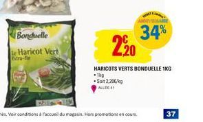 haricots verts Bonduelle