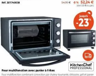 54,99 € -5% 52,24 €  (3,00 € part  jusqu'à  -23  kitchenchef professional 