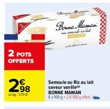 riz au lait Bonne maman