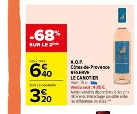 promos Le Canotier