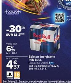 boisson énergétique Red bull