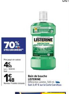 bain de bouche Listerine