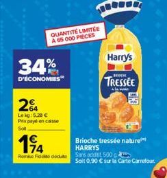 brioche tressée Harry's