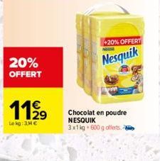 chocolat Nesquik